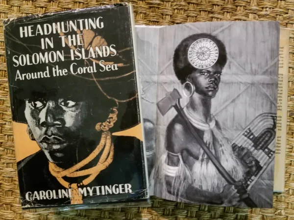 Book cover of 'Headhunting in the Solomon Islands'.