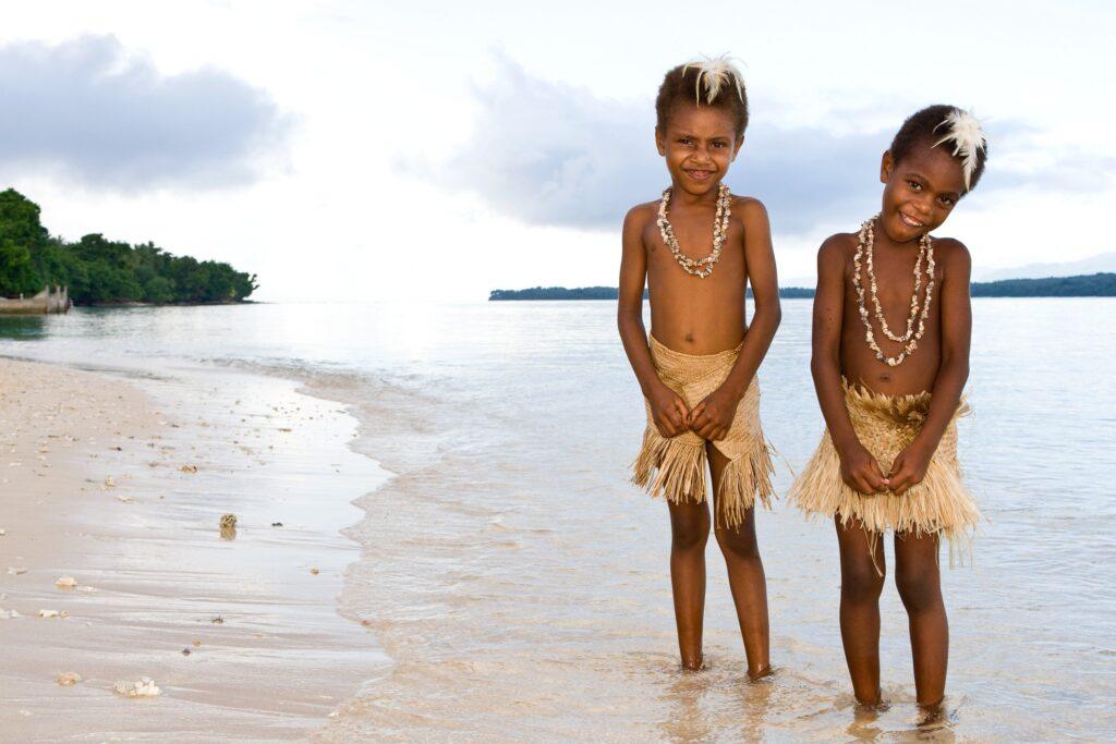 Young girls of Vanuatu